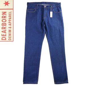 Dearborn Jeans Tailored Fit Straight Leg Denim Cotton Made USA Men's 36x34 NWT